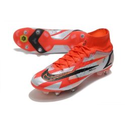 Fotbollsskor Nike Mercurial Superfly 8 Elite SG-PRO AC CR7 Spark Positivity - Röd Svart Vit Orange_5.jpg